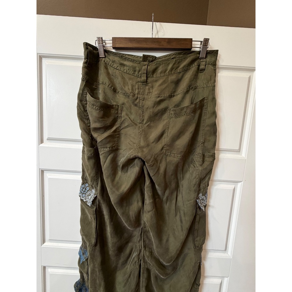 Johnny Was Karlie Jones Cargo Pants Size Small Boho Utility Fairy Grunge - Picture 9 of 12